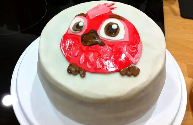 Fluffy Birds and Bubble Speed Birthday Cake